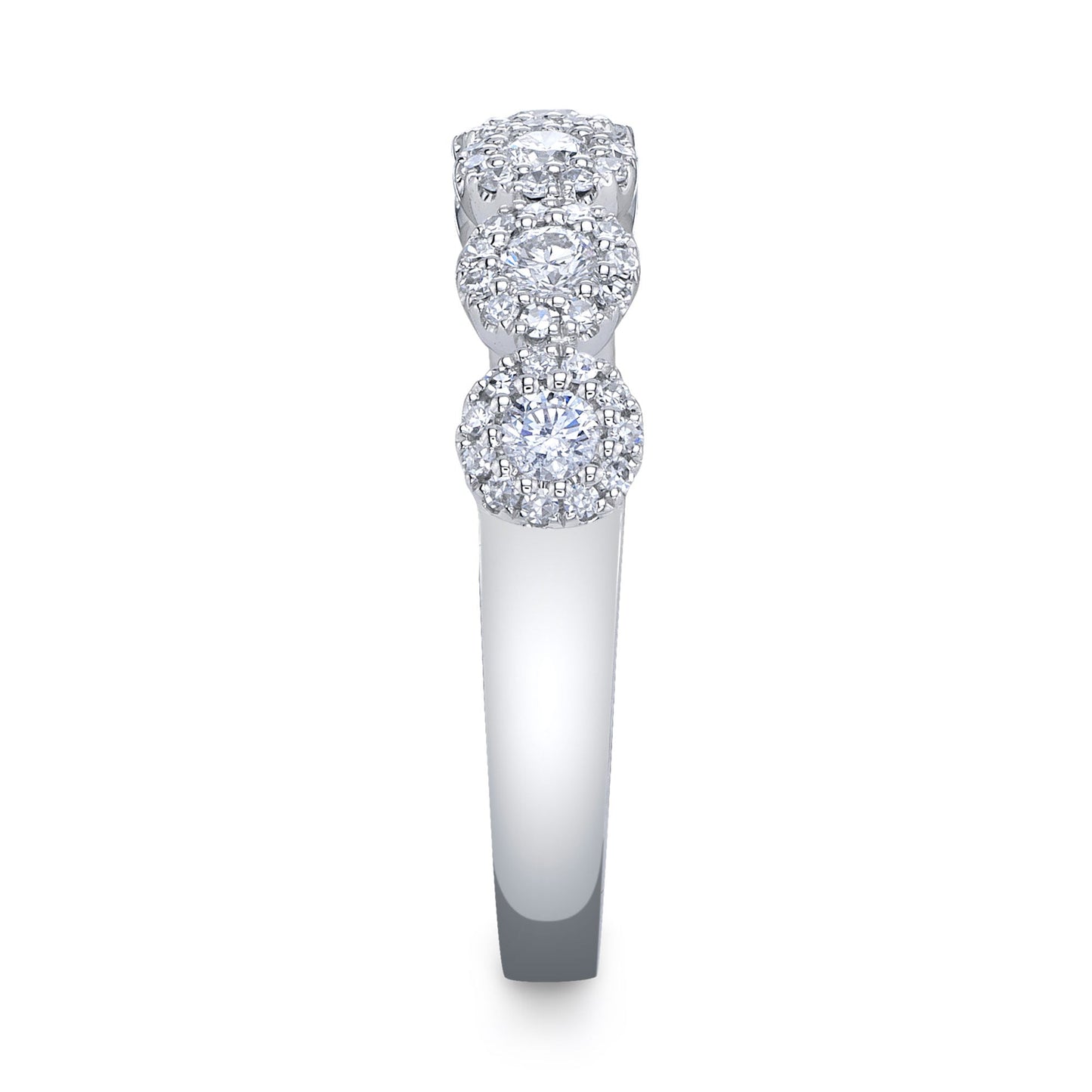 0.40CT 14K W/G DIAMOND LADY'S BAND