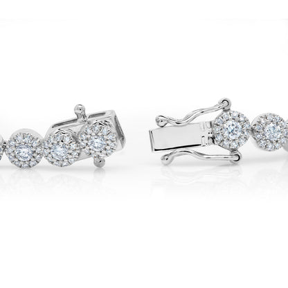 3.03CT 14K W/G DIAMOND LADY'S BRACELET