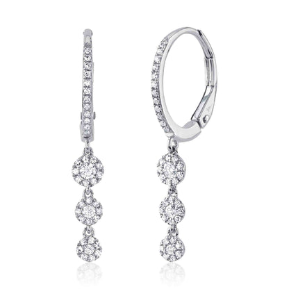 0.32CT 14K W/G DIAMOND EARRING