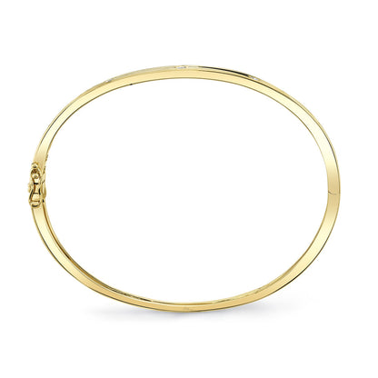 0.38CT 14K Y/G DIAMOND BANGLE