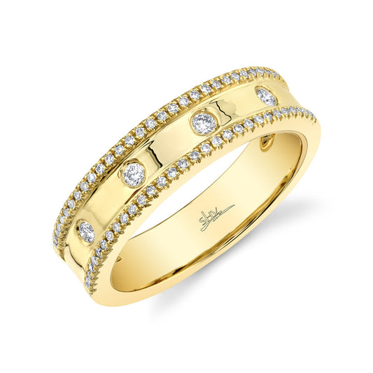 0.23CT 14K Y/G DIAMOND LADY'S RING