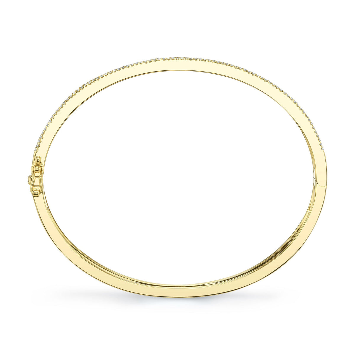 0.97CT 14K Y/G DIAMOND BANGLE