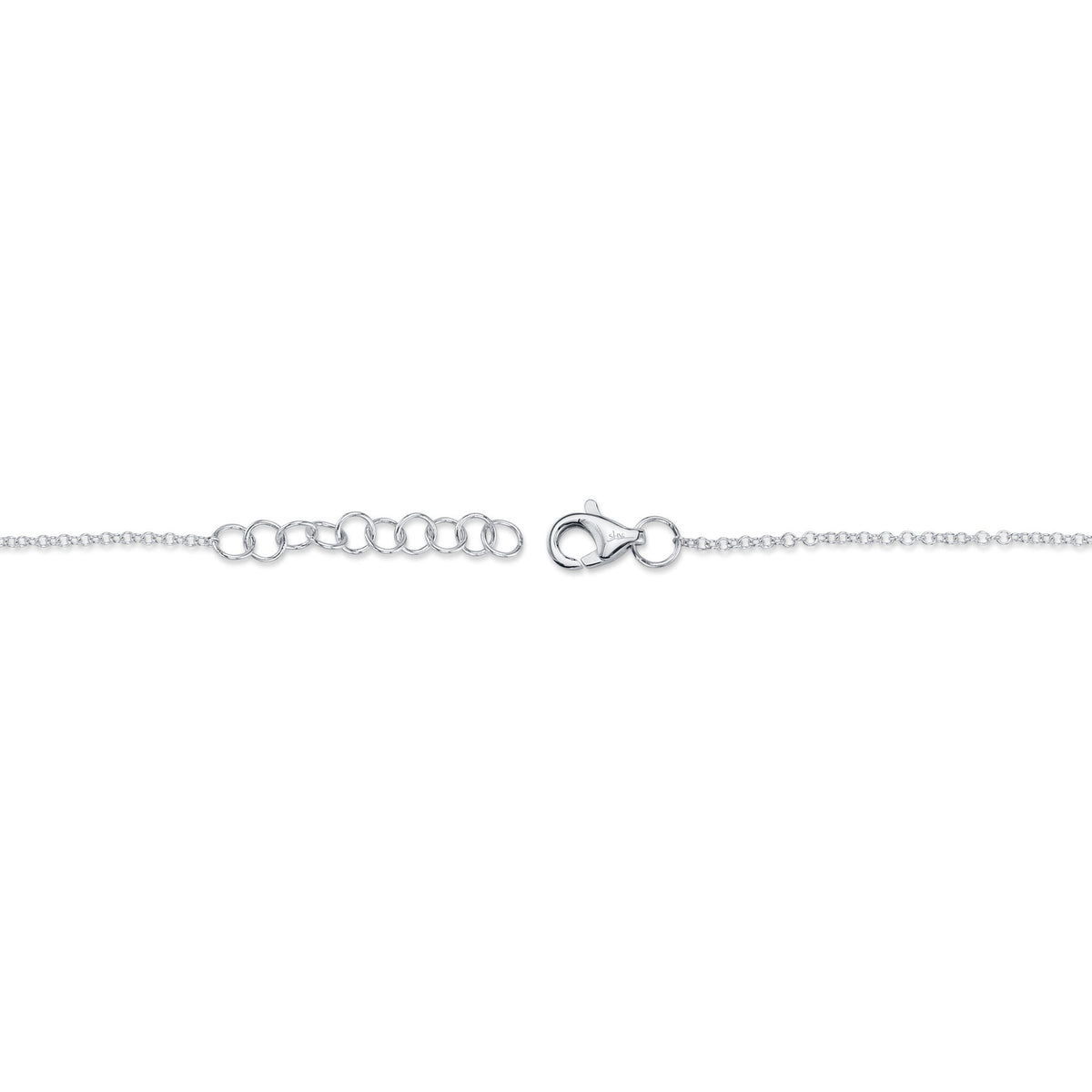 0.04CT 14K W/G DIAMOND INFINITY BRACELET