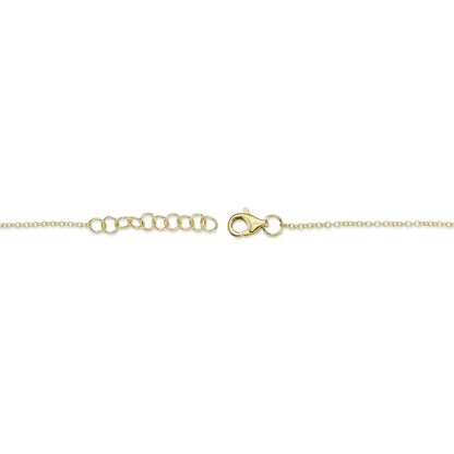 0.04CT 14K Y/G DIAMOND INFINITY BRACELET