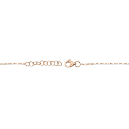 0.04CT 14K R/G DIAMOND INFINITY BRACELET
