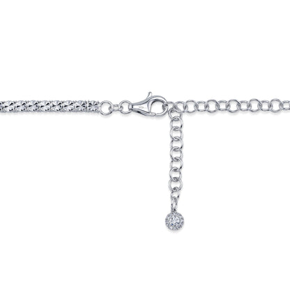 2.49CT 14K W/G DIAMOND TENNIS NECKLACE
