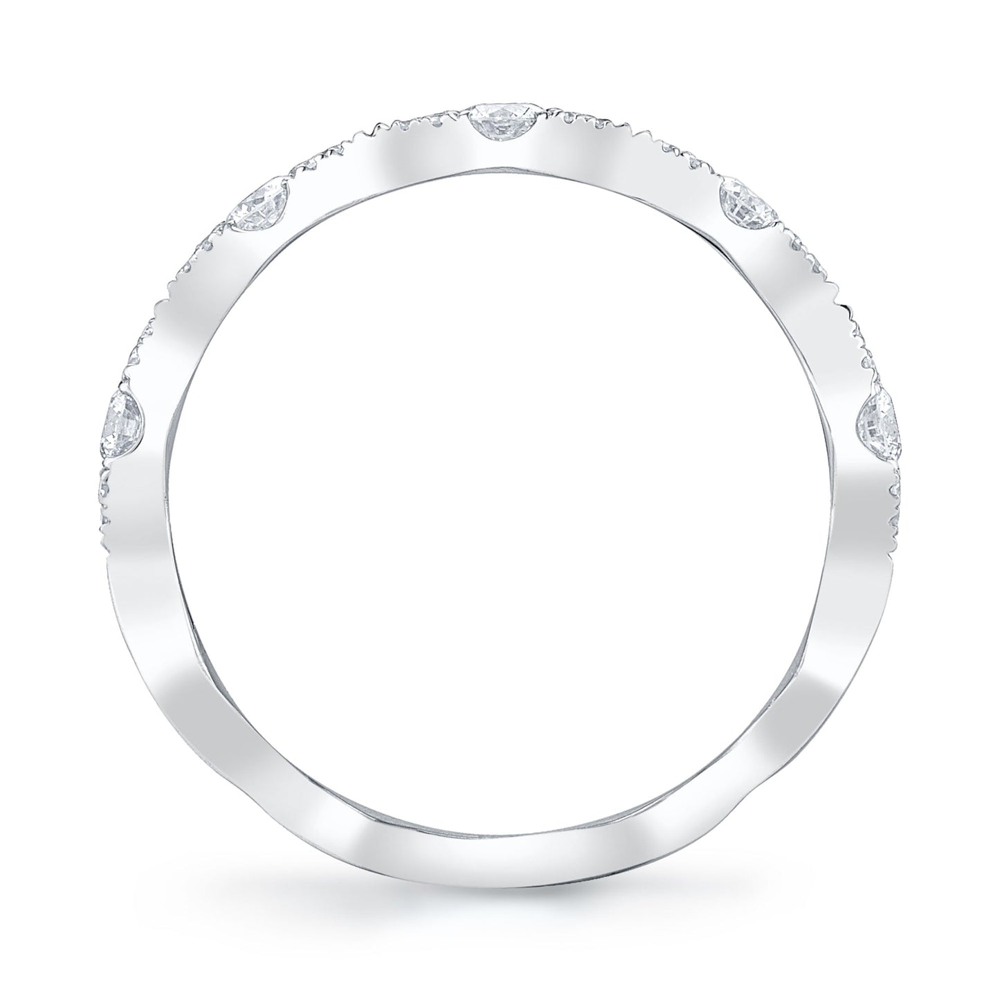 0.38CT 14K W/G DIAMOND LADY'S BAND
