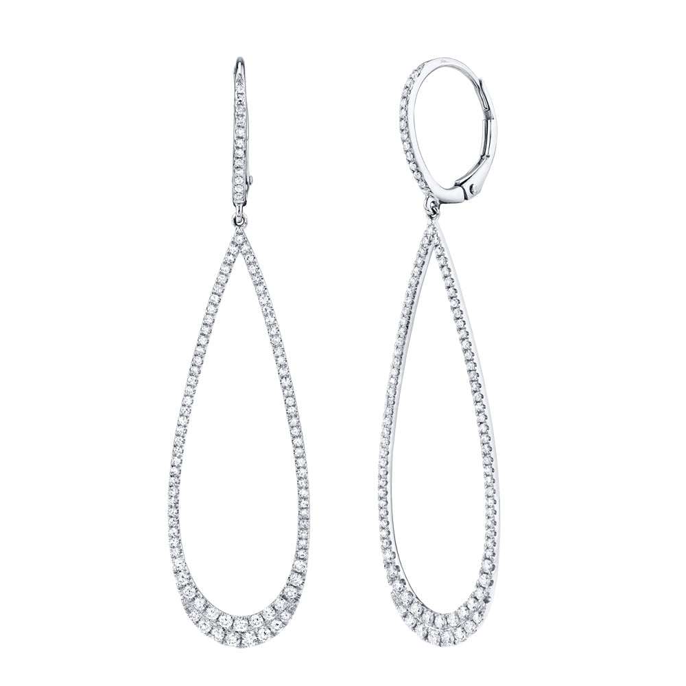 0.80CT 14K W/G DIAMOND EARRING