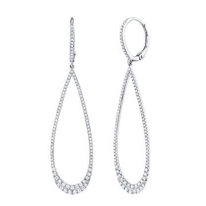 0.80CT 14K W/G DIAMOND EARRING