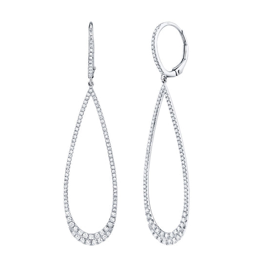 0.80CT 14K W/G DIAMOND EARRING