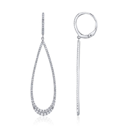 0.80CT 14K W/G DIAMOND EARRING