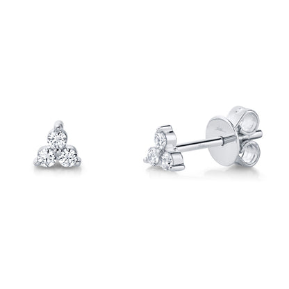 0.15CT 14K W/G DIAMOND STUD EARRING