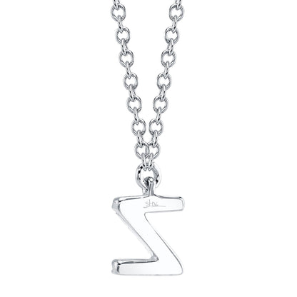 0.04CT 14K W/G DIAMOND NECKLACE - INITIAL Z