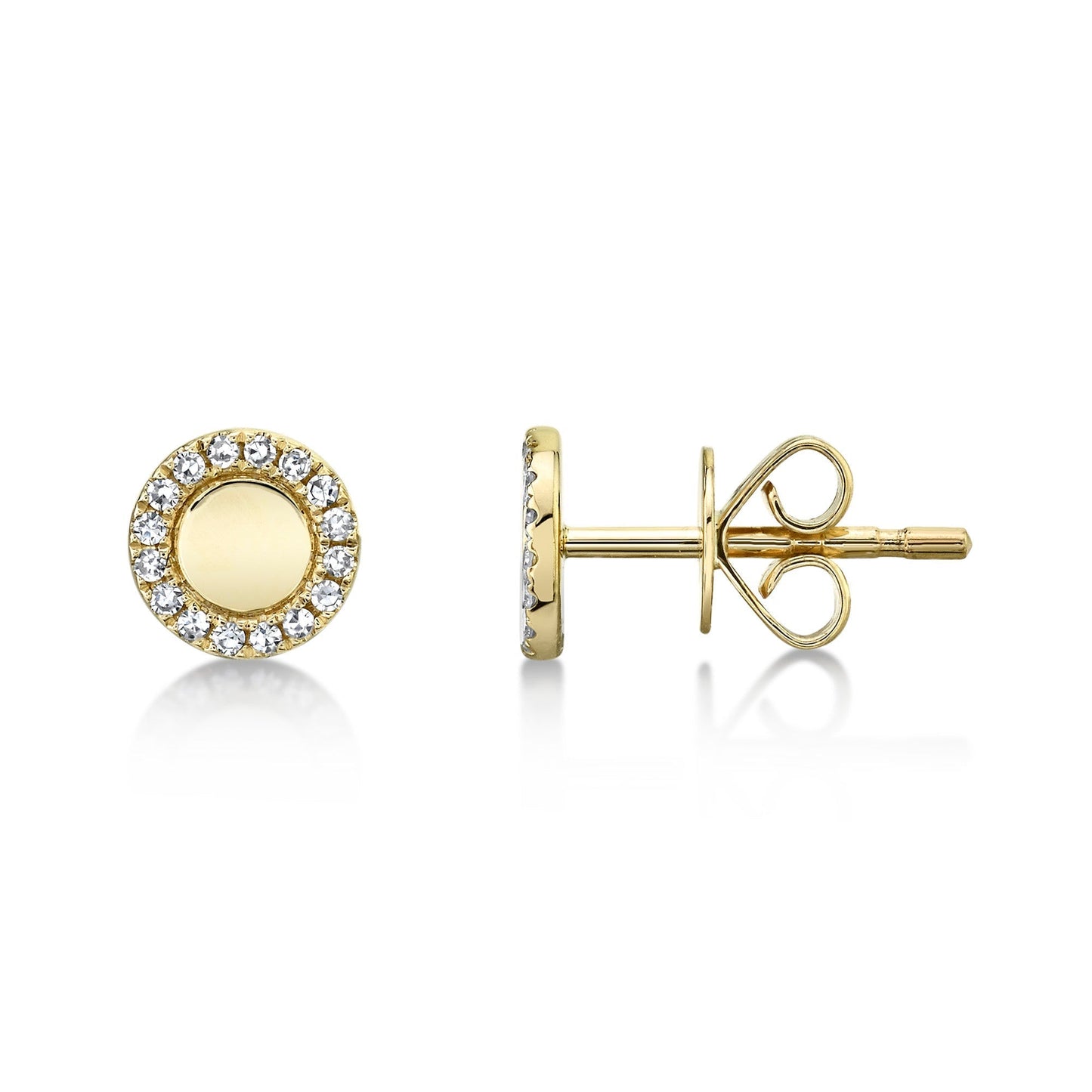 0.10CT DIAMOND STUD EARRING
