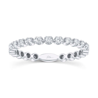 0.18CT 14K W/G DIAMOND LADY'S BAND