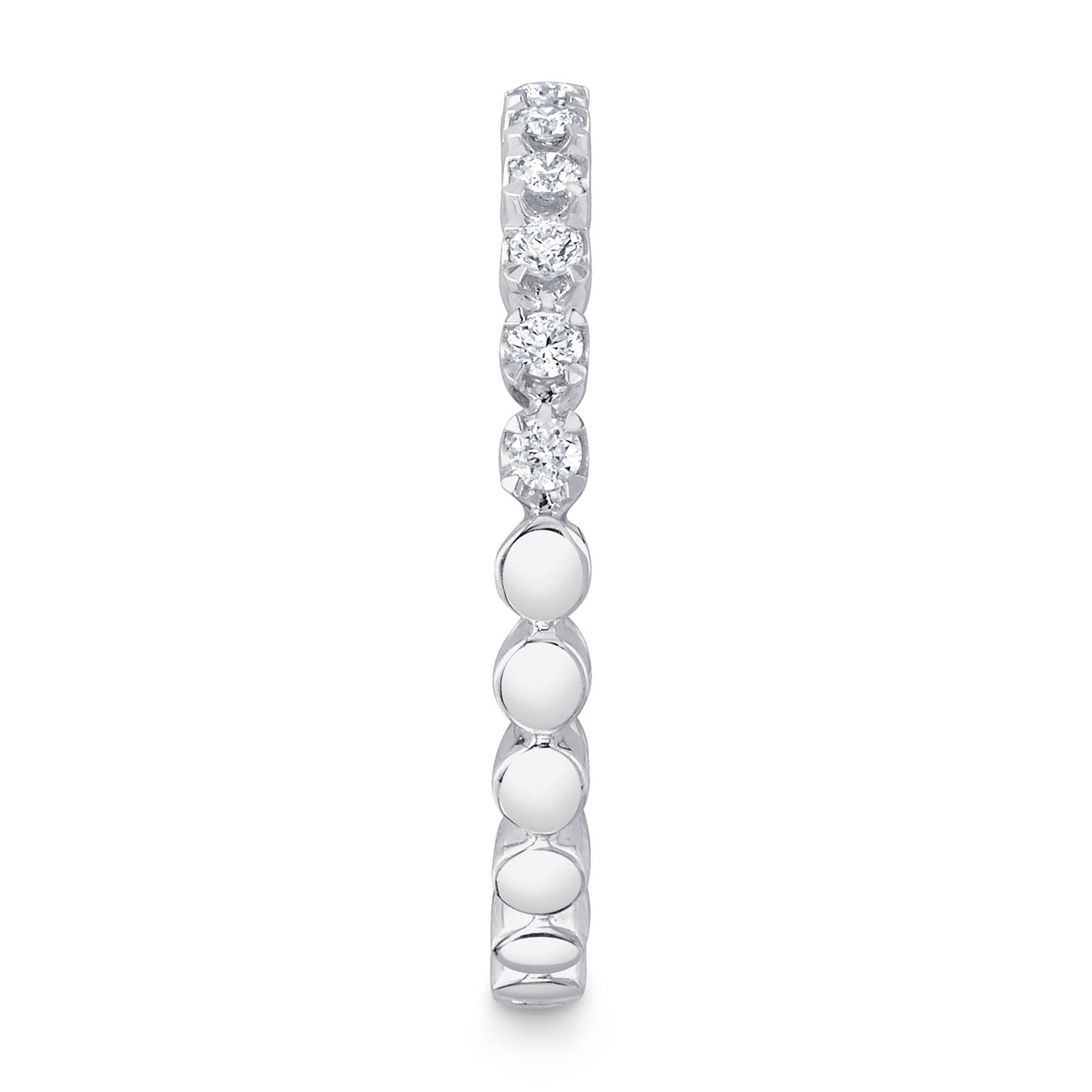 0.18CT 14K W/G DIAMOND LADY'S BAND
