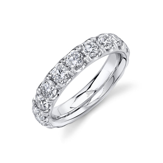 3.12CT 14K W/G DIAMOND ETERNITY BAND SZ 4.5