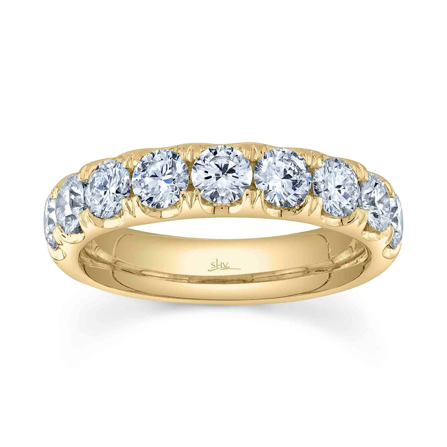 1.90CT 14K Y/G DIAMOND LADY'S BAND