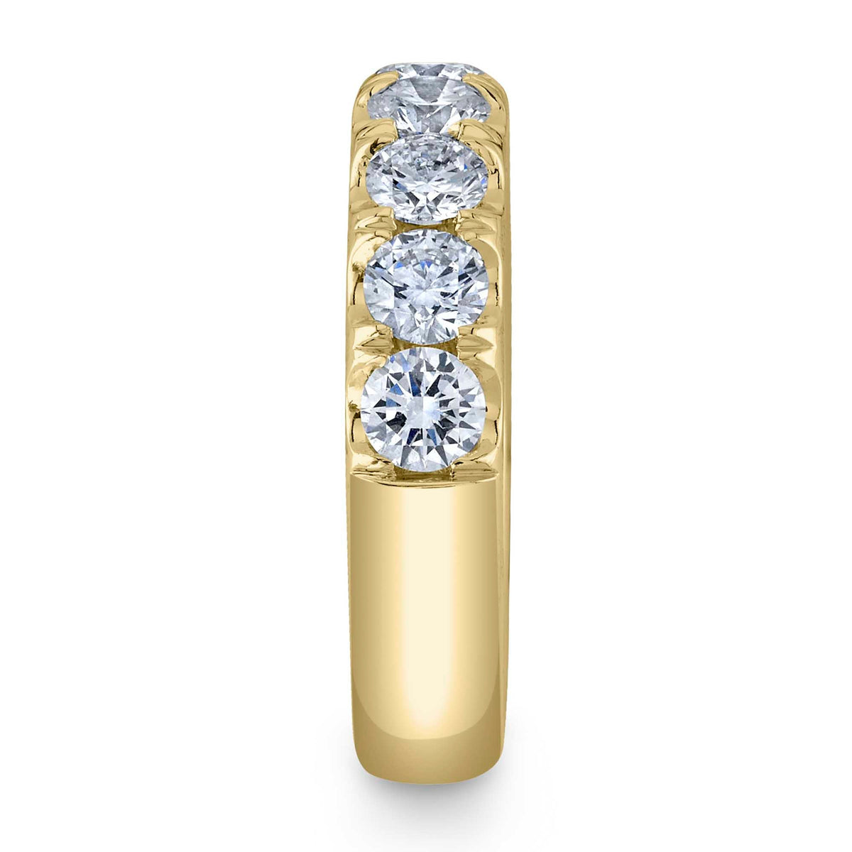 1.90CT 14K Y/G DIAMOND LADY'S BAND