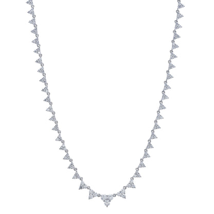 4.08CT 14K W/G DIAMOND NECKLACE