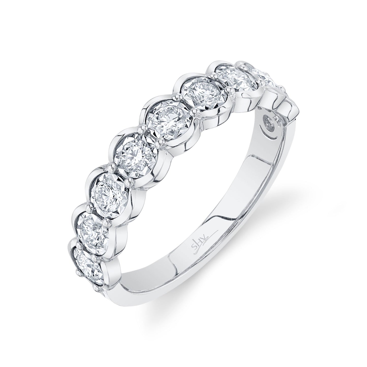 0.52CT 14K W/G DIAMOND LADY'S BAND