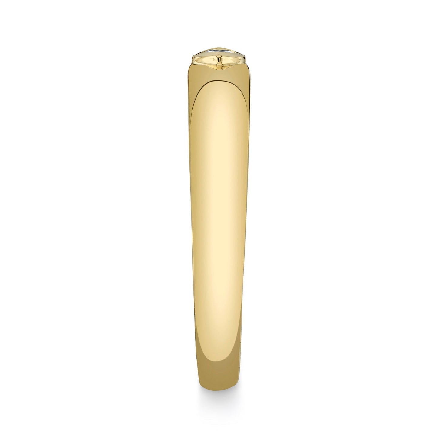 0.08CT DIAMOND MARQUISE BEZEL BAND