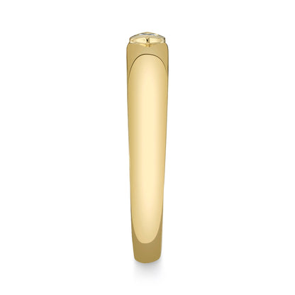 0.08CT DIAMOND MARQUISE BEZEL BAND