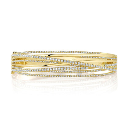 1.64CT DIAMOND BRIDGE BANGLE