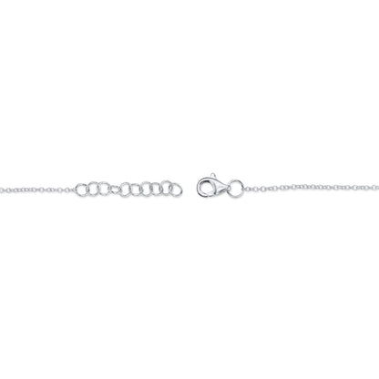0.08CT 14K W/G DIAMOND BUTTERFLY BRACELET