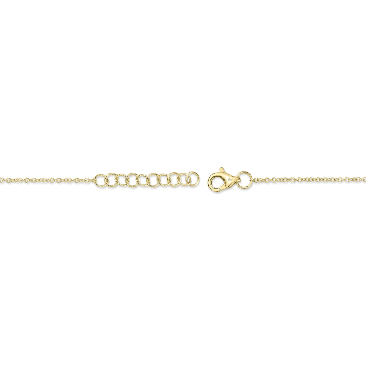 0.11CT 14K Y/G DIAMOND STAR OF DAVID BRACELET