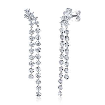 1.49CT 14K W/G DIAMOND EARRING