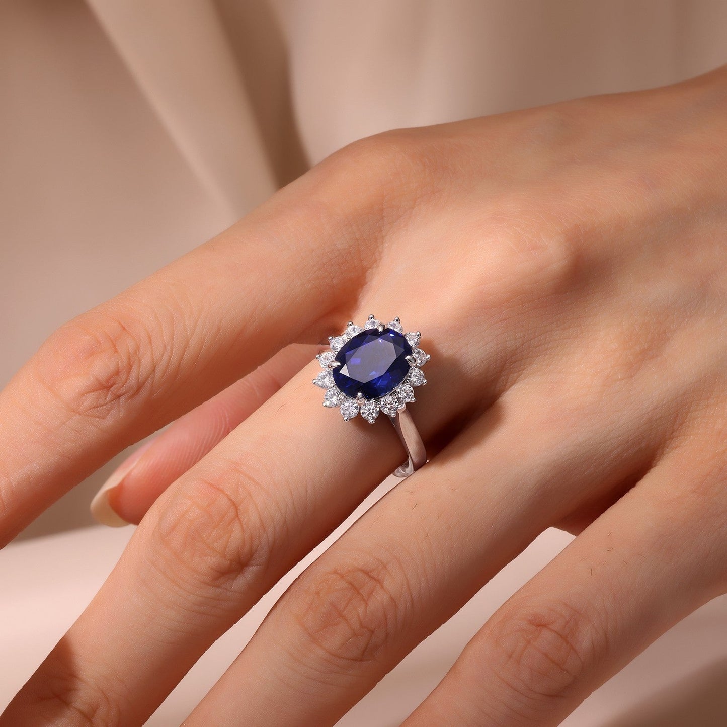 Halo Engagement Ring