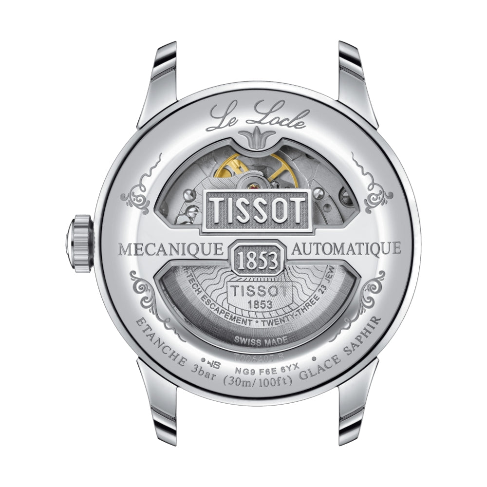 Tissot Le Locle 39.3mm Blue Diale Men's Watch