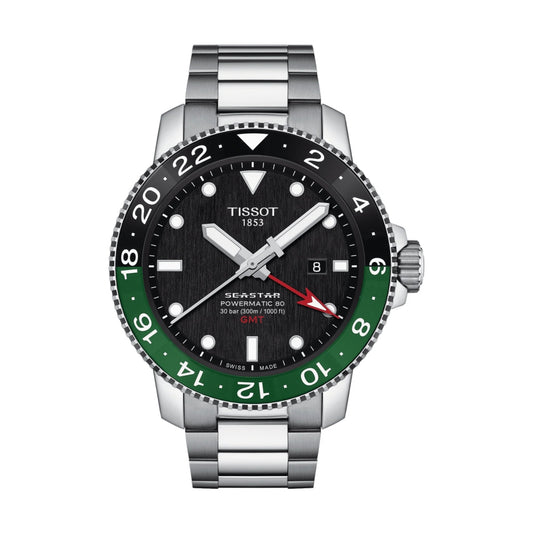 Tissot Seastar 1000 Powermatic 80 GMT Men's Watch