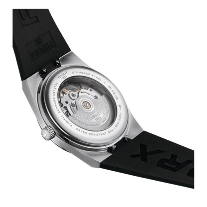 Tissot PRX Automatic Powermatic 80 40mm Black Dial on Silicon Strap Men's Watch