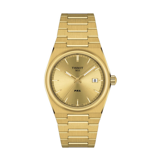 Tissot PRX 35mm Quartz Gold-Tone