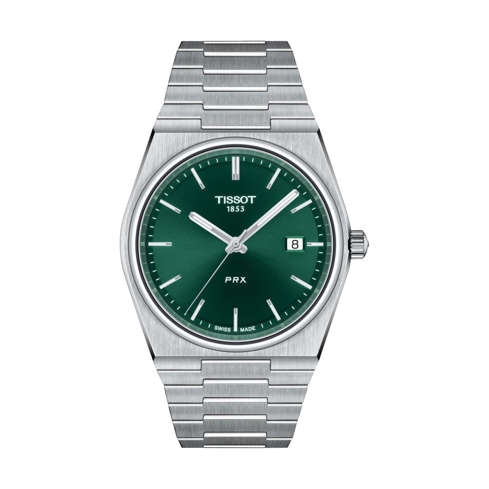 Tissot PRX 40mm Quartz Green Dial Men's Watch