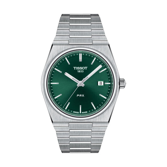 Tissot PRX 40mm Quartz Green Dial Men's Watch