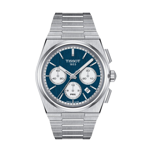 Tissot PRX 42mm Chronograph Blue Men's Watch