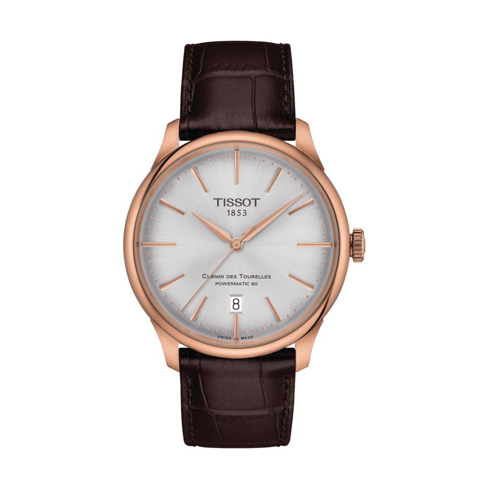 Chemin Des Tourelles Powermatic 80 39mm Silver Rose Gold-Tone