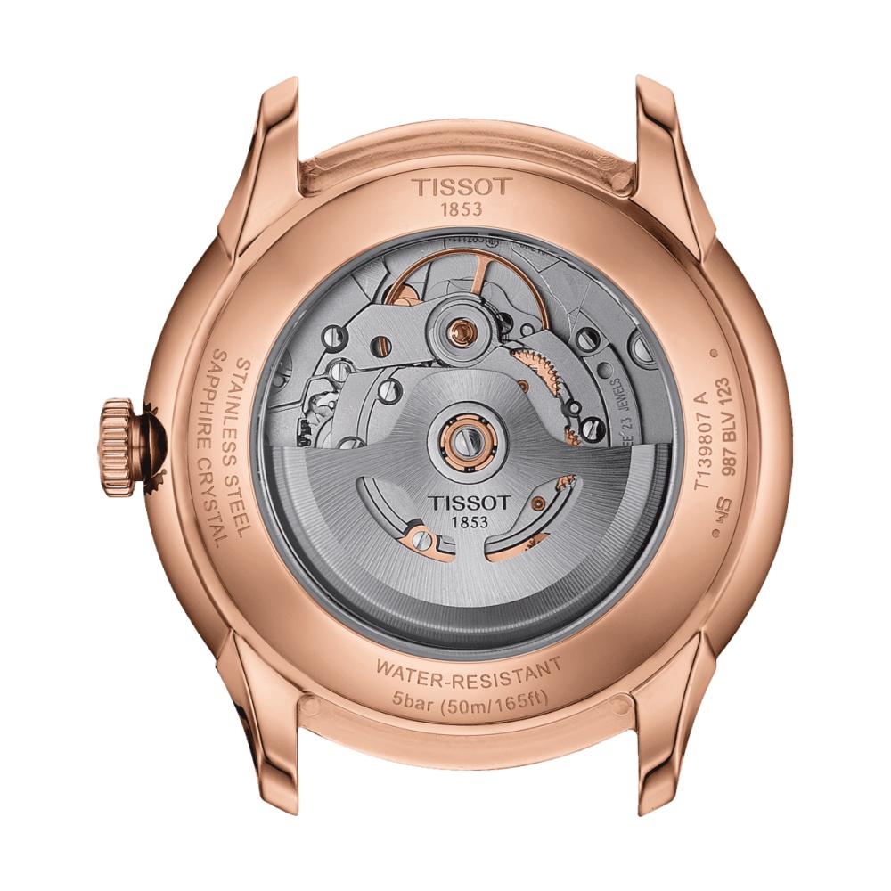 Chemin Des Tourelles Powermatic 80 39mm Silver Rose Gold-Tone