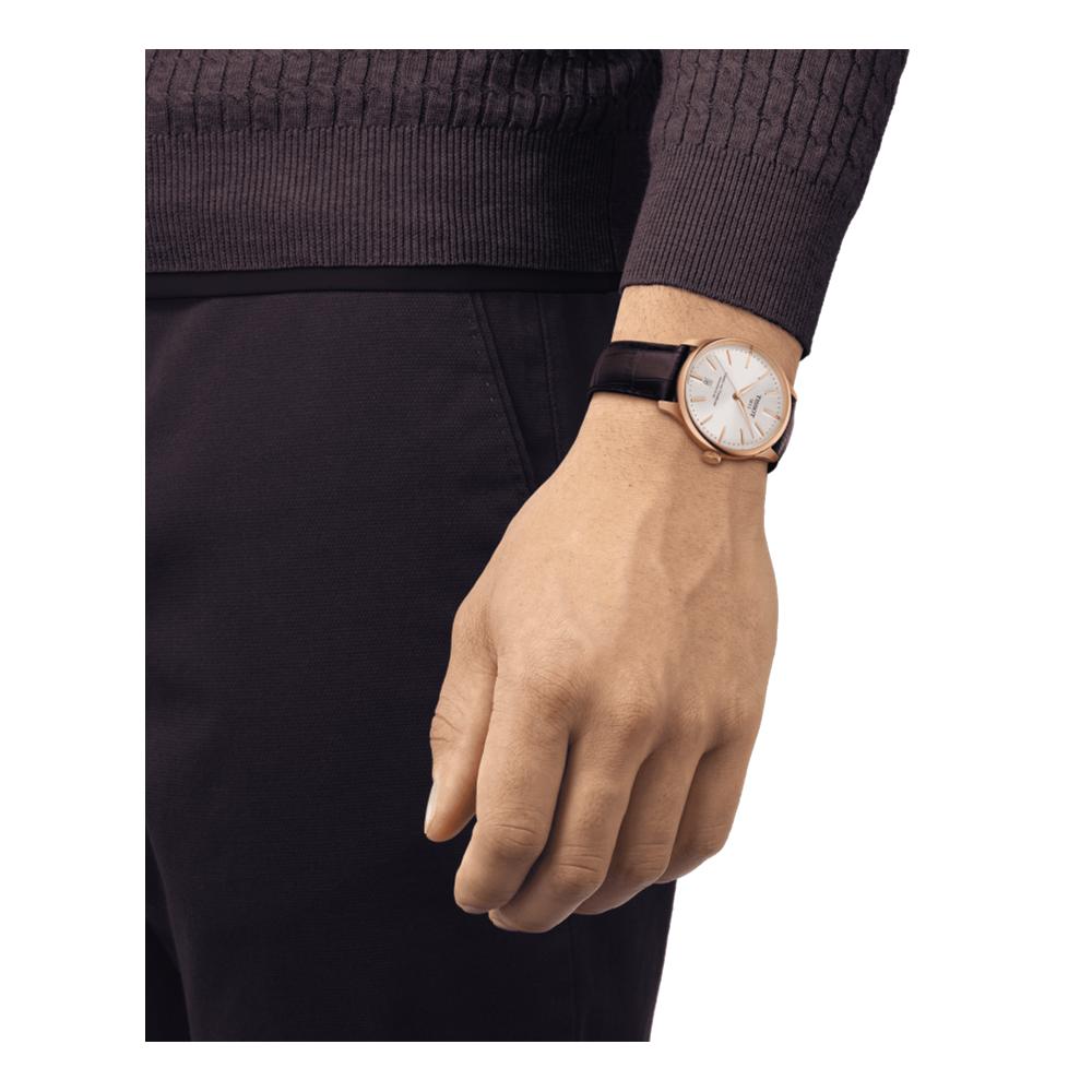 Chemin Des Tourelles Powermatic 80 39mm Silver Rose Gold-Tone
