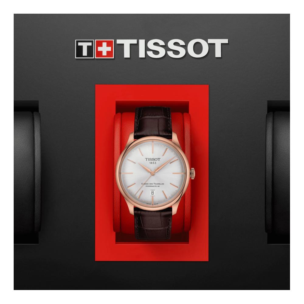 Chemin Des Tourelles Powermatic 80 39mm Silver Rose Gold-Tone