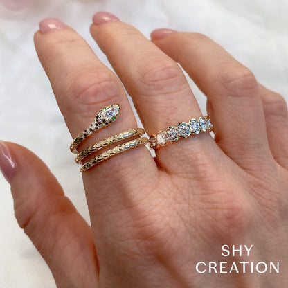 0.52CT 14K W/G DIAMOND LADY'S BAND