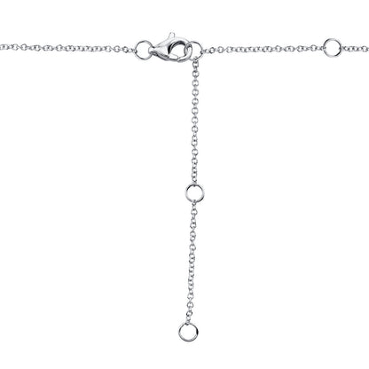 0.29CT 14K W/G DIAMOND LARIAT NECKLACE