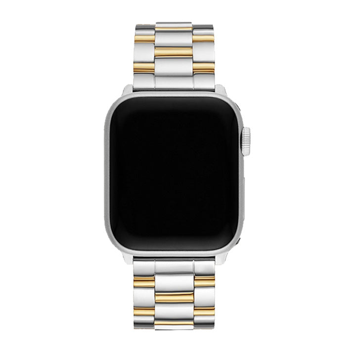 Michele Two-Tone Stainless Bracelet Apple Watch Band - MS20GS285048