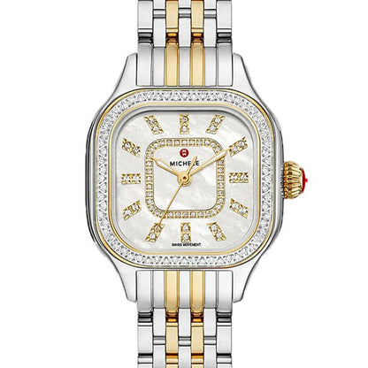 Michele Meggie Gold Diamond Stainless Steel Watch - MWW33B000003