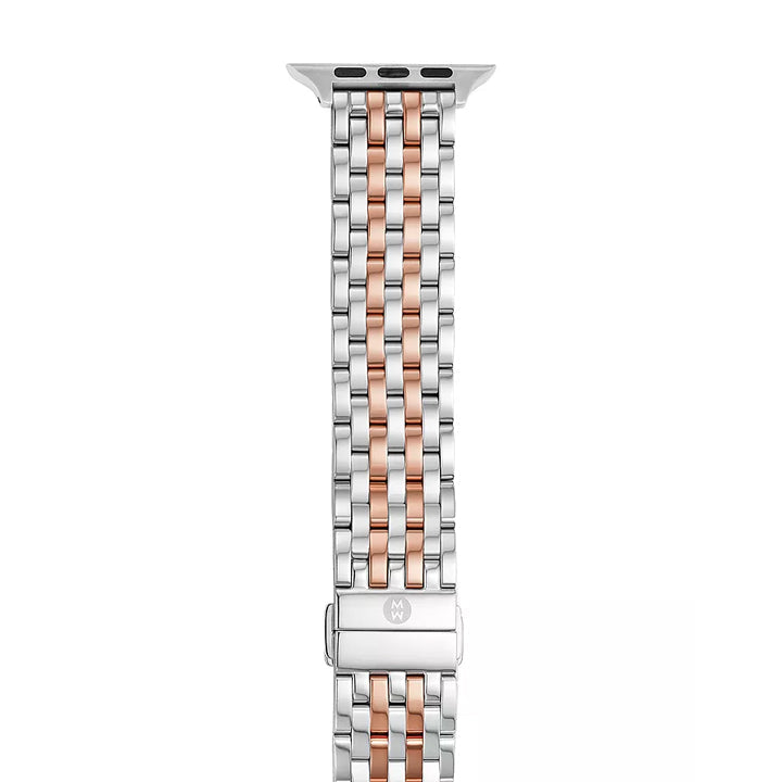 Michele Two-Tone 18K Pink Gold-Plated Bracelet Apple Watch Band - MS20GL775045