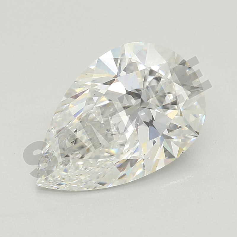0.46 Carat Pear IGI Labgrown Diamond, With Certificate ID 582375872